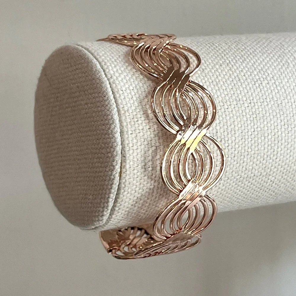 Plunder Rose Gold Cuff Bracelet